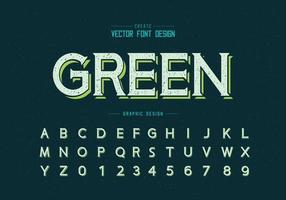 Texture Font and alphabet vector, Idea typeface letter and number design, Graphic text on grunge background vector