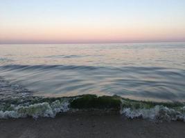 A beautiful view of the sea, in Odesa photo