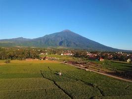 Beautiful aerial view - the beauty of the mountains. photo