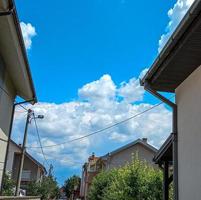 increíbles nubes de belgrado serbia foto