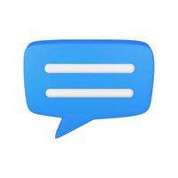 Chatting box, speak bubble text,  message box, text box. Cartoon illustration design. Communication concept. photo