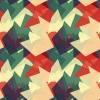 Abstract triangle seamless pattern. Irregular geometric low poly wallpaper. Polygonal background. vector