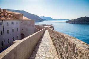 murallas del casco antiguo de dubrovnik foto