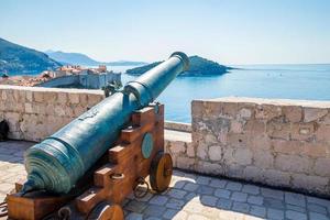 Dubrovnik Walls Cannon photo