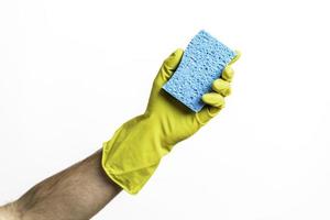 Blue Cleaning Sponge photo
