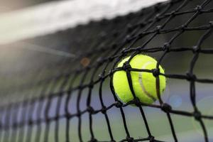 falla de la pelota de tenis foto