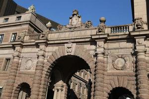 Parliament House in Gamla Stan, Stockholm, Sweden photo