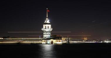 Maidens Tower in Istanbul, Turkey photo