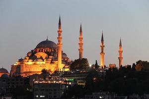 Suleymaniye Mosque in Istanbul City photo