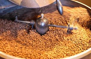 Green Coffee Beans Roasting photo