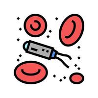 nanorobotics modern technology color icon vector illustration