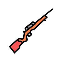 rimfire pistol color icon vector illustration
