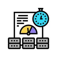 performance system color icon vector illustration