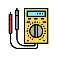 ammeter tool color icon vector illustration