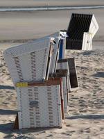 the island of wangerooge in germany photo