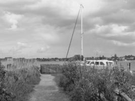 at the river schlei in schleswig holstein photo