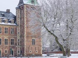 winter time at a castle in germany photo