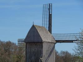 old windmill in westphalia photo