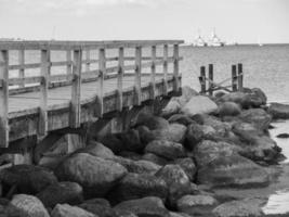 the beach of Eckernfoerde in germany photo