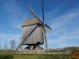 old windmill in westphalia photo