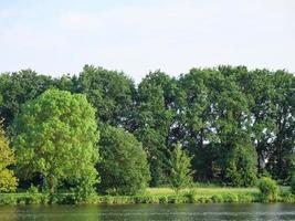 lake near borken in the german muensterland photo