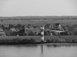 hamburgo y el río elba foto