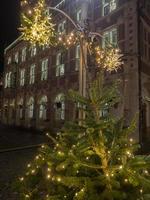 tiempo de navidad en bocholt en alemania foto