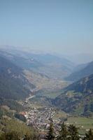 hiking in the swiss alps photo