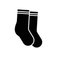 Sock icon. icon related to school supplies, education. glyph icon style, solid. Simple design editable vector