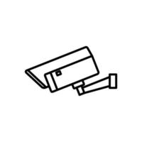 CCTV icon. Icon related to electronic, technology. line icon style. Simple design editable vector