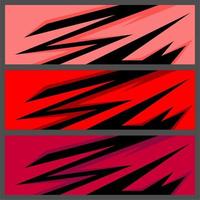 car decal wrap abstract vector