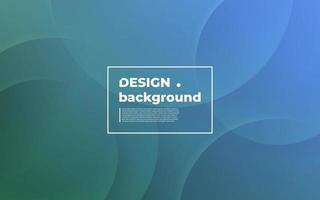 modern dynamic blue green circle shape shadow and light dimension background. eps10 vector