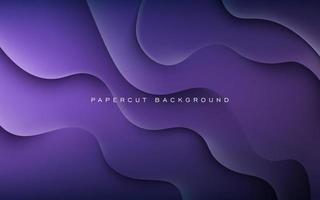 abstract purple gradient dynamic wavy shape shadow and light background. eps10 vector