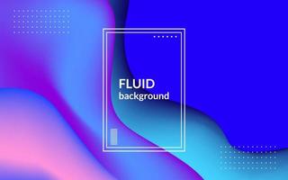 abstract colorful purple and blue fluid wavy decoration smooth background. eps10 vector