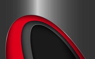 color de degradado rojo gris abstracto con fondo de superposición de forma de combinación de curva. eps10 vector