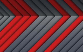 abstract red gray arrow shadow dimension background. eps10 vector