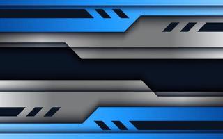 modern abstract blue and silver gradient dynamic cyber futuristic background. eps10 vector