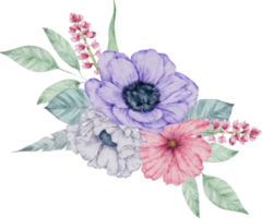 Blumenstrauß Aquarell png