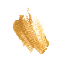 gouden aquarel penseelstreek png