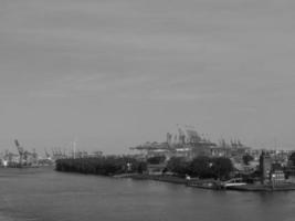 Hamburg and the river elbe photo