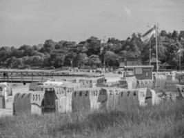 eckernfoerde city at the baltic sea photo