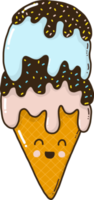 Dessert-Cartoon süß png