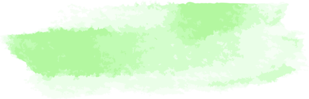 pincelada de aquarela verde png