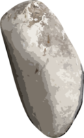 ilustração de pedra realista png