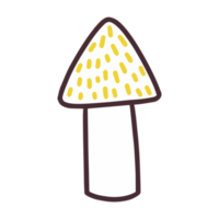 ilustração de cogumelo da floresta png