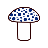 ilustração de cogumelo da floresta png