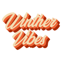 Winther vibes. Inscription in groove style png