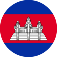 signe d'icône de drapeau cambodge png