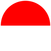 signo de icono de bandera de indonesia png