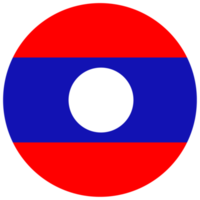signo de icono de bandera de laos png